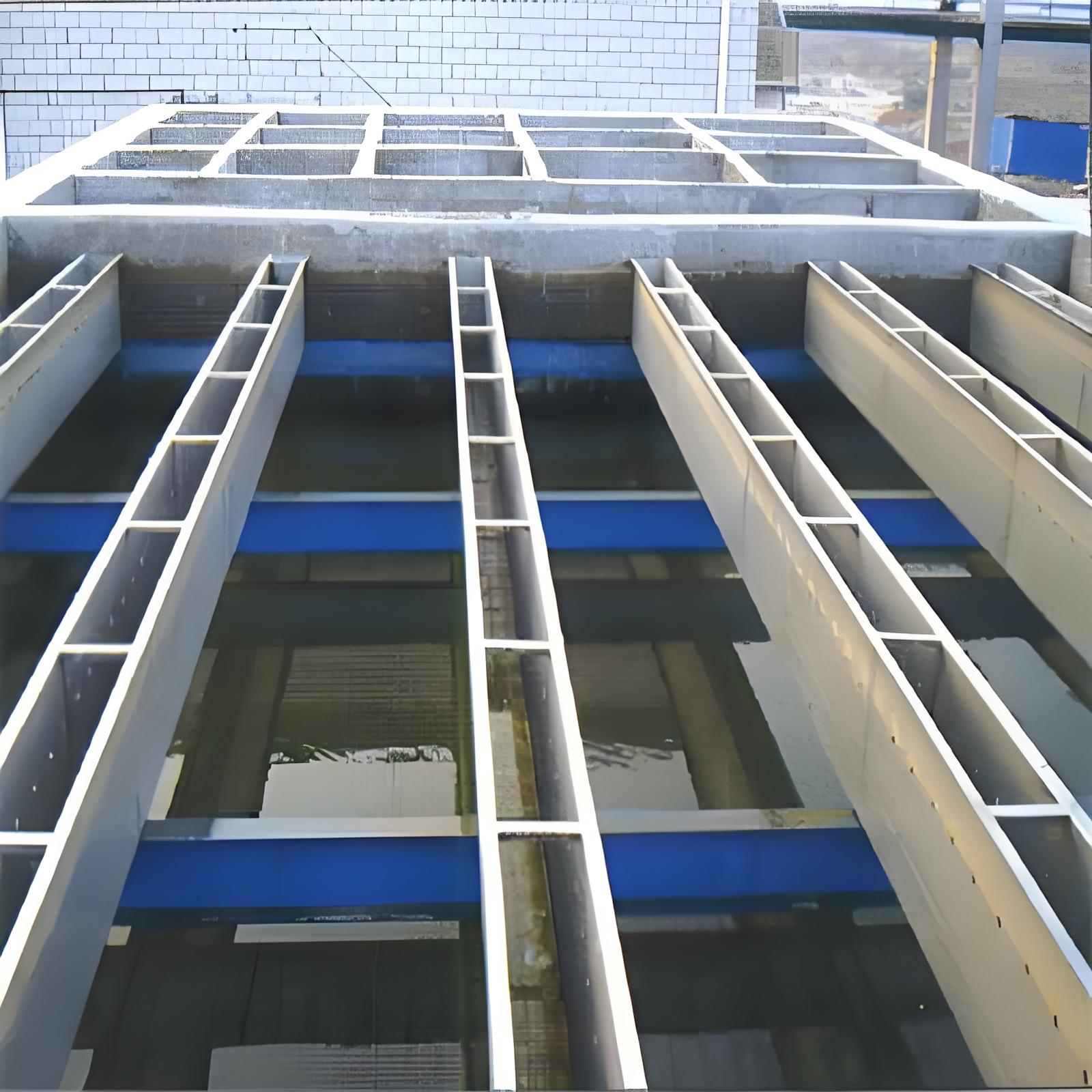 陜西客戶集水槽施工現場